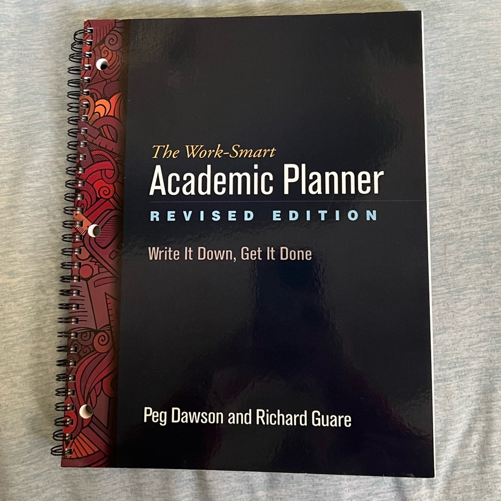 Work Smart Academic Planner (helps organization and focus) - NEW